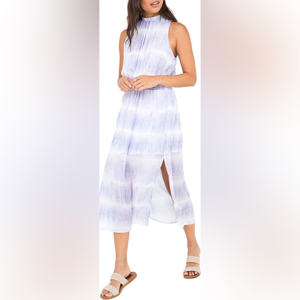 Bella Dahl Sleeveless Smocked Waist Midi Dress | XS